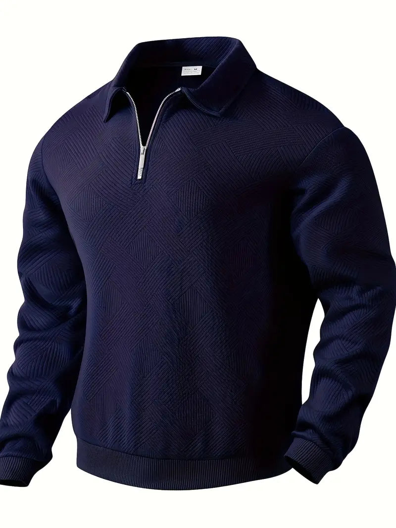 Aurélien™ | Men's Sweater with Geometric Pattern